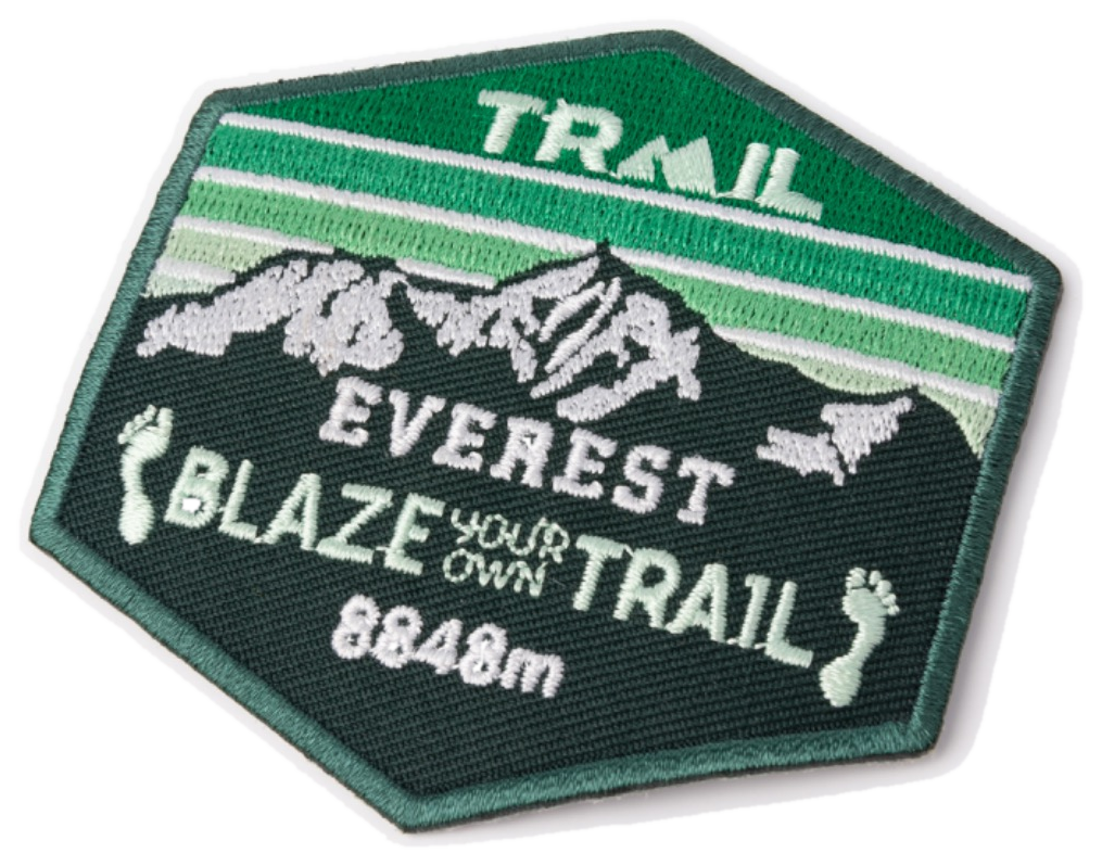Geweven Everest embleem