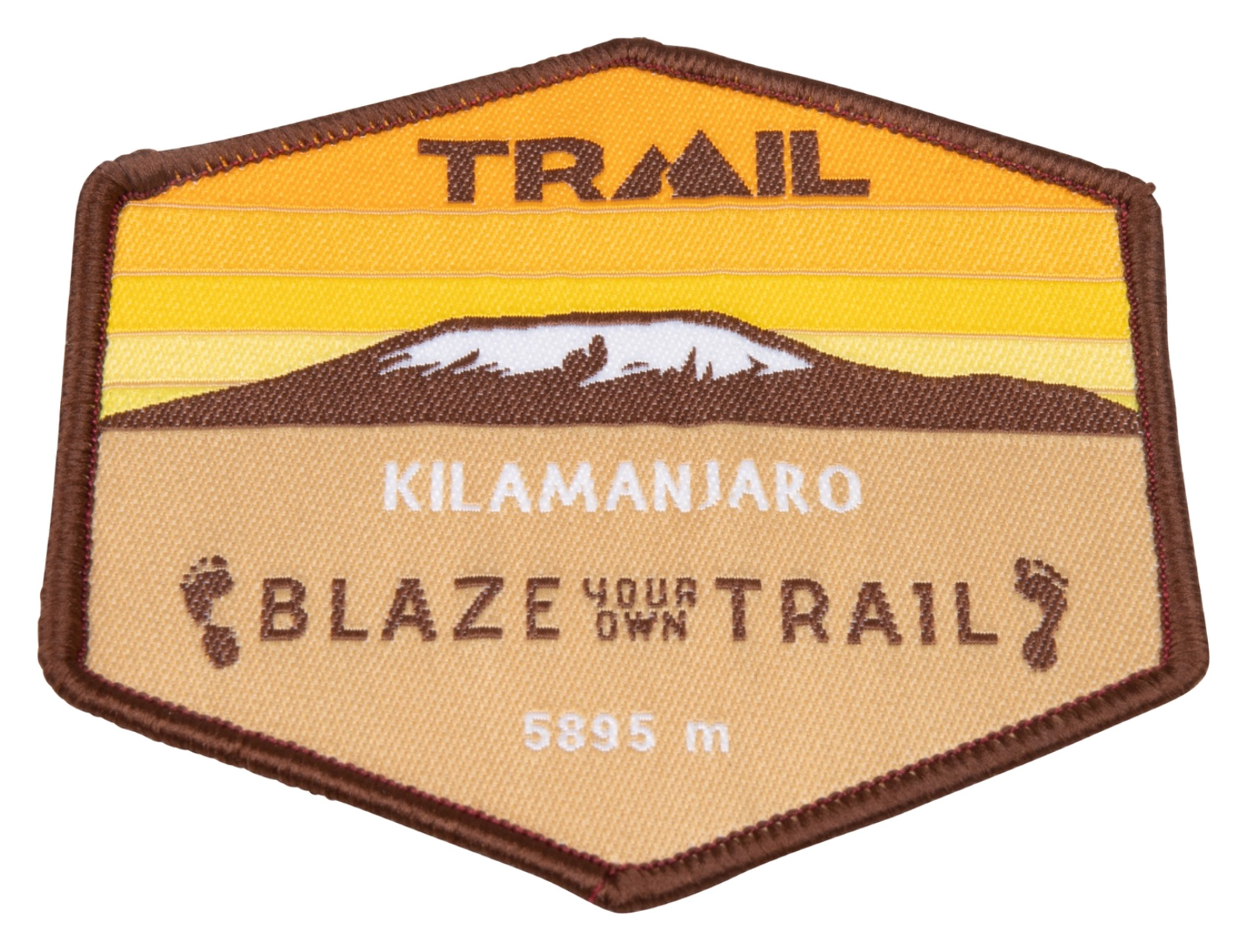Geweven Kilimanjaro embleem